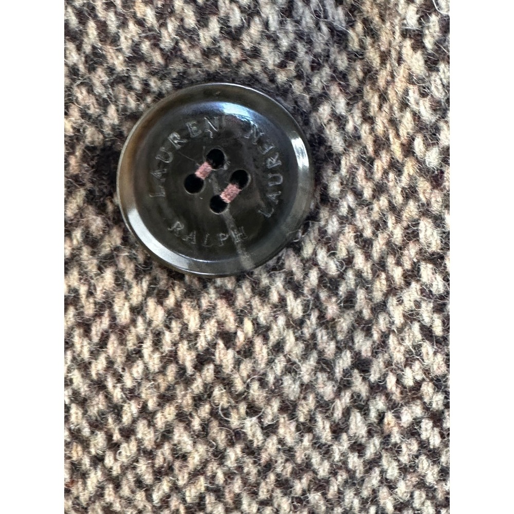 Lauren Ralph Lauren NWT SZ 4 Classic Wool Blend Herringbone Pattern Coat Jacket‎ - Picture 13 of 16
